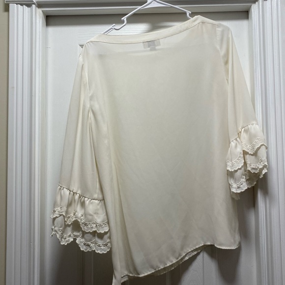 Loft cream blouse with sleeve detail - Picture 2 of 3